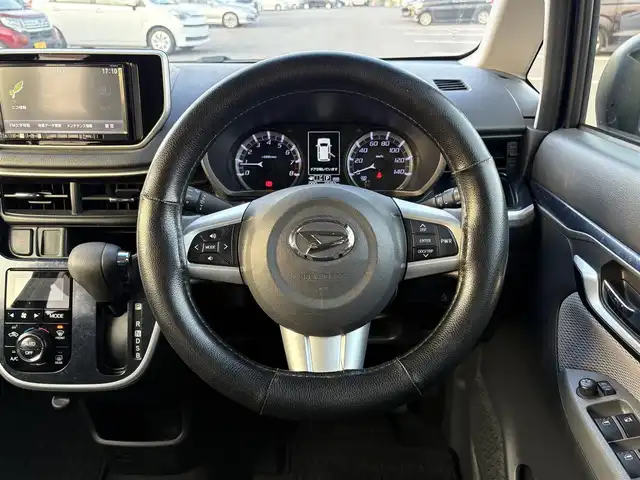 ダイハツ ムーヴ カスタム X ハイパー SA 大分県 2015(平27)年 6.1万km ブラックマイカメタリック/ディープブルークリスタルマイカ 2トーン ・ナビ(CD/DVD/SD)/・ツートンルーフ/・バックカメラ/・ワンセグテレビ/・スマートアシスト/・ドライブレコーダー/・ベンチシート/・ステアリングスイッチ/・スマートキー/・純正アルミホイール