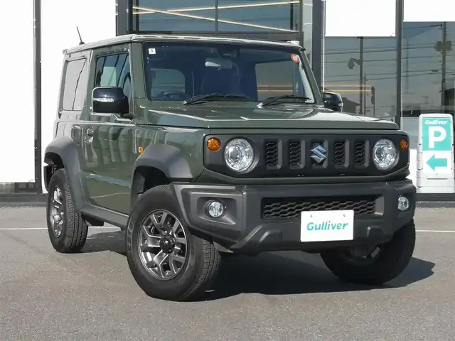 スズキ ジムニー シエラ JC 茨城県 2022(令4)年 1.5万km ジャングルグリーン 社外ナビ/【DISC・SD・ラジオ・TV・BT・iPod・USB・HDMI・AUX】/シートヒーター/ETC2.0/クルコン/ダウンヒルアシストコントロール/４WD/アイドリングストップ/オートライト/オートハイビーム/Fフォグ/LEDライト/ヘッドライトウォッシャー/横滑り防止装置/レーンキープアシスト/衝突被害軽減システム