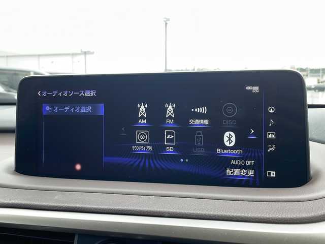 レクサス ＲＸ 450h バージョンL 島根県 2019(令1)年 7.7万km ソニックチタニウム 純正12.3インチメモリナビ/(CD DVD フルセグTV Bluetooth)/パラレルサンルーフ/全方位カメラ/４WD/レクサスセーフティ/・衝突軽減ブレーキ/・車線逸脱警報/・レーントレーシングアシスト/・レーダークルーズコントロール/・ブラインドスポットモニター/・道路標識認識機能/茶革シート/パワーシート/シートヒーター・エアシート/パワーバックドア/ウッドコンビステアリング/ステアリングヒーター/ステアリングリモコン/パドルシフト/置くだけ充電/ドライブレコーダー/ETC2.0/プッシュスタート/電動パーキングブレーキ/オートブレーキホールド/純正フロアマット/LEDヘッドライト/オートライト/オートマチックハイビーム