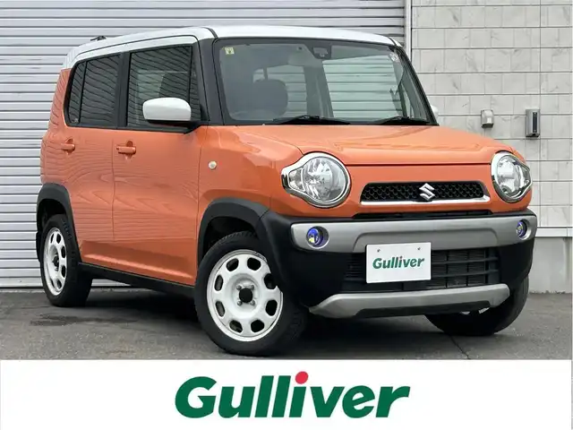 スズキ ハスラー G ターボ 道東・釧路十勝 2014(平26)年 7万km パッションオレンジマイカ/スペリアホワイト 4WD/社外ナビ/(AM FM BT CD DVD フルセグTV)/バックカメラ/シートヒーター /衝突軽減ブレーキ/ダウンヒルアシストコントロール/ビルトインETC/プッシュスタート/スマートキー/社外AW付冬タイヤ4本積込/フロアマット/フォグランプ/イベライザー