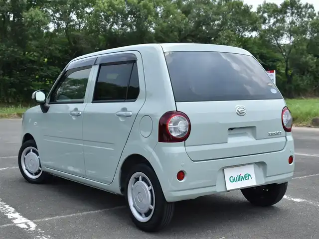 ダイハツ ミラ トコット G リミテッド SAⅢ 福岡県 2021(令3)年 2.1万km セラミックグリーンM スマートアシストIII/社外メモリーナビ/TV/CD/パノラマモニター/純正LEDヘッドライト/前席シートヒーター/ステアリングリモコン/オートライト/ヘッドライトレベライザー/フロアマット/ドアバイザー/プッシュスタート/スマートキー/保証書/取扱説明書