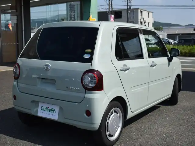 ダイハツ ミラ トコット G リミテッド SAⅢ 福岡県 2021(令3)年 2.1万km セラミックグリーンM スマートアシストIII/社外メモリーナビ/TV/CD/パノラマモニター/純正LEDヘッドライト/前席シートヒーター/ステアリングリモコン/オートライト/ヘッドライトレベライザー/フロアマット/ドアバイザー/プッシュスタート/スマートキー/保証書/取扱説明書