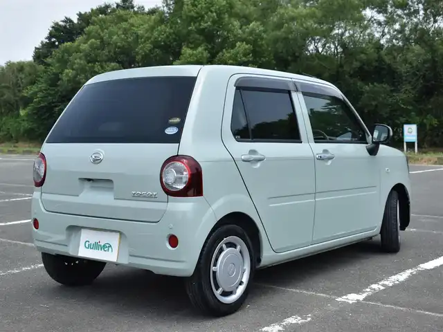 ダイハツ ミラ トコット G リミテッド SAⅢ 福岡県 2021(令3)年 2.1万km セラミックグリーンM スマートアシストIII/社外メモリーナビ/TV/CD/パノラマモニター/純正LEDヘッドライト/前席シートヒーター/ステアリングリモコン/オートライト/ヘッドライトレベライザー/フロアマット/ドアバイザー/プッシュスタート/スマートキー/保証書/取扱説明書