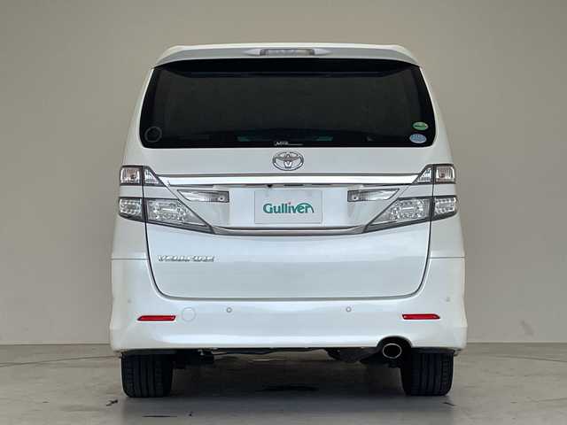 トヨタ ヴェルファイア 2．4Z ゴールデンアイズ 愛知県 2012(平24)年 7.8万km ホワイトパールクリスタルシャイン 純正7インチSDナビ（あり）/両側パワースライドドア/クルーズコントロール/バックカメラ/電動リアゲート/コーナーセンサー/純正アルミホイール/ドライブレコーダー/ETC/フルセグTV/CD DVD/Bluetooth/ステアリングスイッチ/スマートキー/プッシュスタート