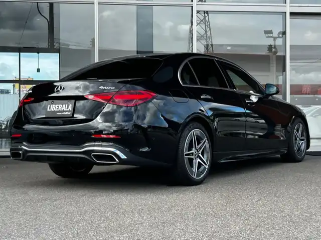 メルセデス・ベンツ Ｍ・ベンツ Ｃ２００ 4マチック AVG AMGライン 富山県 2022(令4)年 1.9万km オブシディアンブラック AMGラインパッケージ/レーダーセーフティパッケージ/純正HDDナビ/AM/FMラジオ/Bluetooth接続/フルセグテレビ/App-conect/360°カメラ/純正前後ドラレコ/マルチファンクションステアリング/ACC/D/N席シートヒーター/D/N席メモリ機能付きパワーシート/パワーバックドア