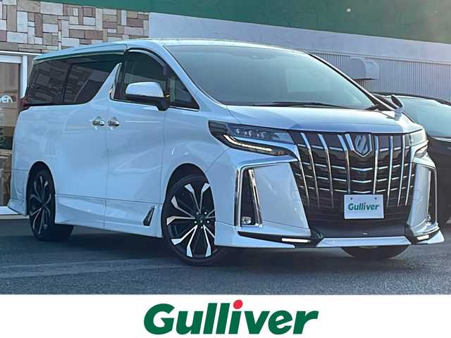 トヨタ アルファード S Cパッケージ 徳島県 2021(令3)年 3.2万km ホワイトパールクリスタルシャイン 純正ナビ/（ラジオ/DISC/BT/フルセグ/USB）/12.1型フリップダウンモニター/デジタルインナーミラー/TRDエアロ/追従式クルーズコントロール/ETC/D/N席パワーシート/シートメモリ/ドライブレコーダー/自動パーキングブレーキ/LEDヘッドライト/モデリスタ20インチアルミホイール/オートブレーキホールド/ドアバイザー/両側電動スライドドア