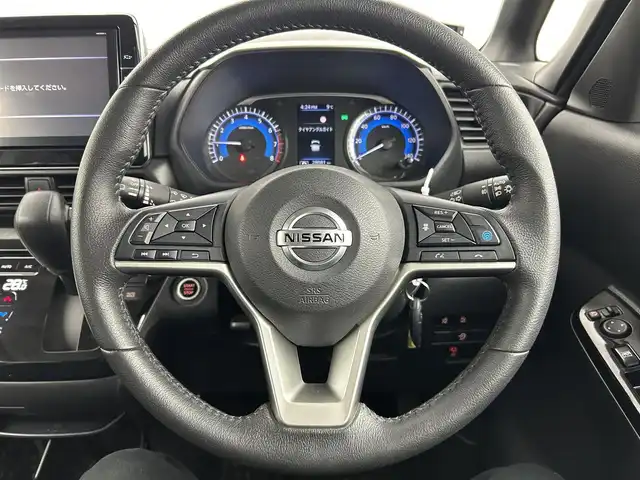 日産 ルークス HWS Gターボ プロパイロットED 千葉県 2021(令3)年 2.8万km チタニウムグレーM/シルキーホワイト 禁煙車/純正９型ナビ（MM320D-L）/AM＆FM＆Bluetooth＆フルセグTV＆CD＆DVD/アラウンドビューモニター　/両側電動スライドドア（ハンズフリー機能付き）　/ビルトインＥＴＣ　/プロパイロット　/エマージェンシーブレーキ　/電動パーキングブレーキ　/ＬＥＤヘッドライト　/リアサーキュレーター/USBポート/12Vシガーソケット/アイドリングストップ/ウィンカーミラー/ドアバイザー/プッシュスタート/純正フロアマット