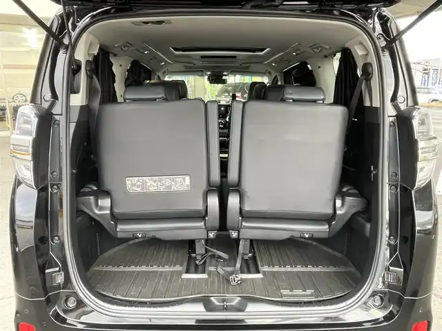トヨタ ヴェルファイア Z Gエディション 宮城県 2018(平30)年 4.2万km ブラック ４WD/スマートキー/DualAC/バックカメラ/純正ナビ/TV（AM、FM、BT）/３列シート/パワーシート/シートヒーター、エアシート/オットマンシート/両側パワースライドドア/コーナーセンサー/パワーバックドア/フリップダウンモニター/サンルーフ/ヒートステアリング/前後ベンチレーション/２列目パワーシート/USB端子/１００V充電/クルーズコントロール（追跡あり）