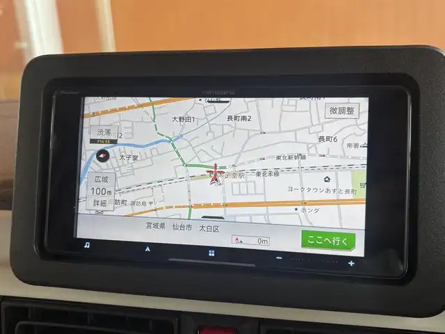 ダイハツ ムーヴ キャンバス ストライプス G ターボ 宮城県 2022(令4)年 1.3万km シャイニングホワイトパール/レイクブルーメタリック スマートアシスト/ アダプティブクルーズコントロール/社外SDーナビ/Bluetooth/AM/FM/フルセグテレビ/バックカメラ/両側パワースライドドア/前席シートヒーター/コーナーセンサー/LEDヘッドライト/フィグランプ/オートライト/ステアリングスイッチ/スマートキー/プッシュスタート/アイドリングストップ/電動格納ミラー/新車時保証書/取扱説明書/スペアキー　１