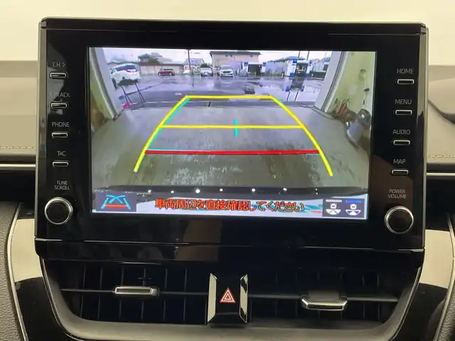トヨタ カローラツーリング ダブルバイビー 栃木県 2020(令2)年 0.6万km スパークリングブラックパールクリスタルシャイン 純正ナビ/（Bluetooth/USB）/バックカメラ/トヨタセーフティセンス/・プリクラッシュセーフティ/・レーントレーシングアシスト/・レーンディパーチャーアラート/・ロードサインアシスト/・レーダークルーズコントロール/・オートマチックハイビーム/・ドライバー異常時対応システム/・プロアクティブドライビングアシスト/・発進遅れ告知機能/ビルトインETC/前方ドラレコ/ハーフレザーシート/オートライト/LEDヘッドライト/横滑り防止装置/フォグランプ/スマートキー/プッシュスタート/ステアリングスイッチ/電動格納ミラー/純正アルミホイール