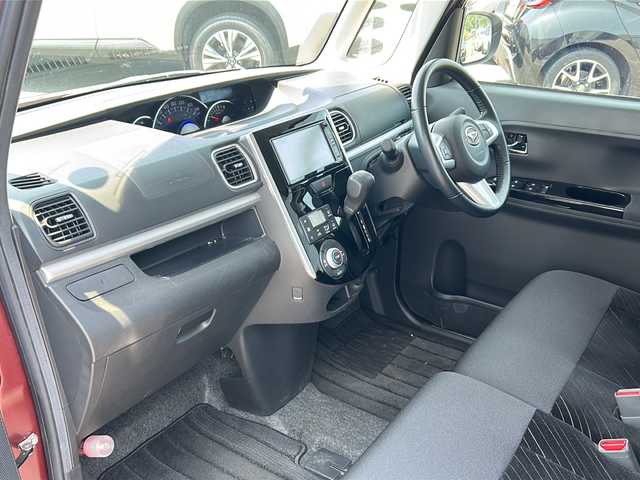 ダイハツ タント カスタム RS SA Ⅲ 千葉県 2018(平30)年 0.6万km ファイアークォーツレッドM ナビ　ＮＭＺＫ－Ｗ６８０　ＣＤ　ＤＶＤ　Ｂｔ　ＴＶ　アラウンドビューモニター　前方ドラレコ　純正ＥＴＣ　ヒートシーター　スマートキー　両側パワスラ　後方コーナーセンサー　ＬＥＤ　純正１５インチＡＷ