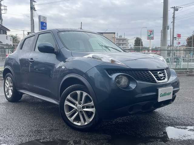 日産 ジューク 16GT 神奈川県 2011(平23)年 2.5万km スチールブルー ワンオーナー/純正オーディオ/ETC/リモコンキー/電動格納ミラー/保証書/取扱説明書