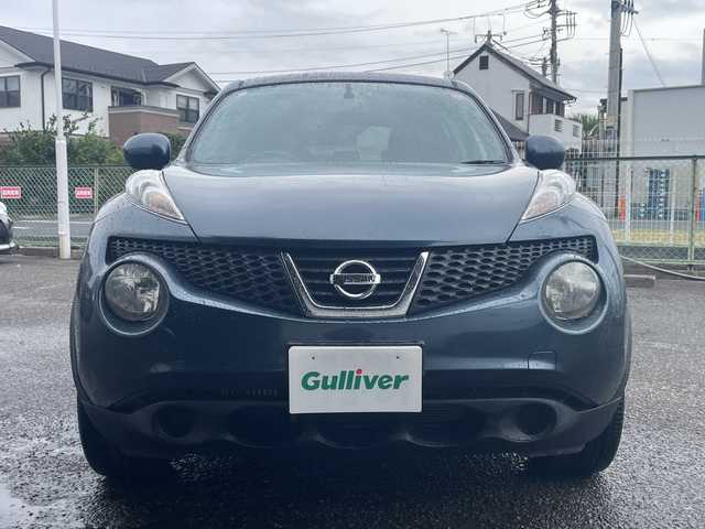 日産 ジューク 16GT 神奈川県 2011(平23)年 2.5万km スチールブルー ワンオーナー/純正オーディオ/ETC/リモコンキー/電動格納ミラー/保証書/取扱説明書