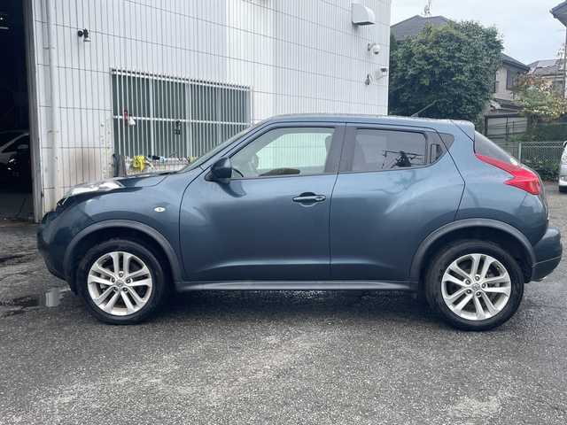 日産 ジューク 16GT 神奈川県 2011(平23)年 2.5万km スチールブルー ワンオーナー/純正オーディオ/ETC/リモコンキー/電動格納ミラー/保証書/取扱説明書