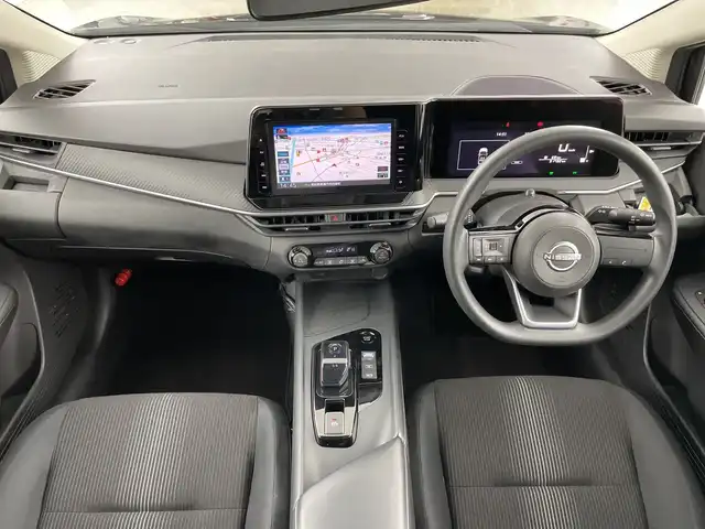 日産 ノート X 愛知県 2021(令3)年 3.2万km スーパーブラック 禁煙車/純正9型ナビ/（Bluetooth/CD/DVD/フルセグTV)　/【品番：MJ120D-L】/バックカメラ/ETC/衝突軽減ブレーキ/セーフティ・シールドスイッチ/オートブレーキホールド/横滑り防止装置/LEDライト/オートライト/オートマチックハイビーム/ヘッドライトレベライザー/スマートキー【スペア1本】/ステアリングリモコン/純正ドアバイザー/純正フロアマット
