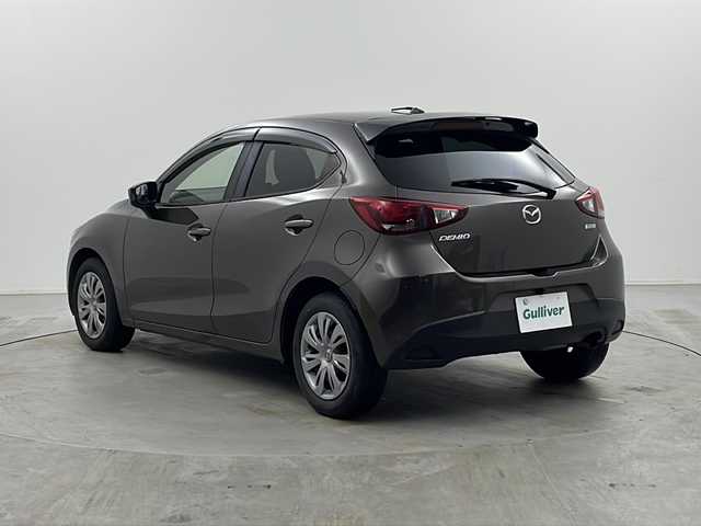 マツダ デミオ 13S 栃木県 2015(平27)年 10.8万km チタニウムフラッシュマイカ 衝突軽減/純正SDナビ/フルセグTV/Bluetooth/CD/DVD/USB/FM/AM/バックカメラ/ドライブレコーダー/ETC/ハロゲンヘッドライト/電動格納ミラー/アイドリングストップ/スマートキー×2本/保証書、取扱説明書