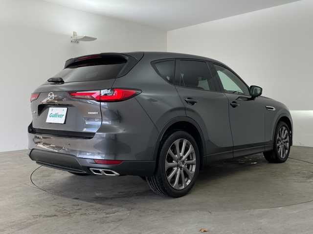 マツダ ＣＸ－６０ XD Lパッケージ 兵庫県 2023(令5)年 2.3万km マシーングレープレミアムM ・純正12.3インチナビ/Bluetooth/USB/HDMI//Apple CarPlay/Android Auto/・全方位カメラ/・ビルトインETC/・置くだけ充電/・ヘッドアップディスプレイ/・車間制御/・交通標識認識/・前後側方接近車両検知/・車線逸脱警報/・ブラインドスポットモニター/・ディスタンス＆スピードアラート/・レーンキープアシストシステム/・スマートブレーキサポートサポート/・スマートシティブレーキサポート/・レーダークルーズコントロール/・アダプティブＬＥＤヘッドライト/・前後誤発進抑制制御/・緊急時車線維持支援/・ドライバー異常時対応システム/・パーキングセンサー/・パワーバックドア/・レザーシート/・前席パワーシート/・全席シートヒーター/・AC100V電源/・パドルシフト