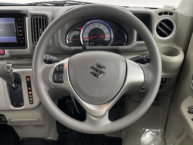 スズキ エブリィ ワゴン PZターボ 熊本県 2022(令4)年 2.5万km パールホワイト ワンオーナー車/社外ナビ（BT/CD/DVD/SD/AM/FM）/・フルセグTV/スズキセーフティーサポート/D席シートヒーター/ETC/片側パワースライドドア/ステアリングリモコン/純正AW/純正ドアバイザー/純正フロアマット/HIDヘッドライト/・フォグライト/プッシュスタート/・スマートキー/電動格納ミラー