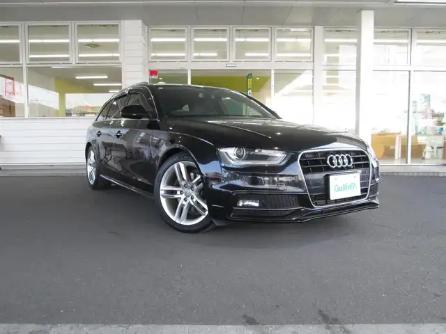 アウディ Ａ４ アバント 2．0 TFSI 千葉県 2015(平27)年 5.5万km 黒 純正HDDナビ・ワンセグTV/バックカメラ/オーディオ【CD/BT/DVD】/フロント、リアコーナーセンサー/ステアリングシフトマチック/HIDヘッドライト/パワーバックドア/前席パワーシート/前席シートヒーター/ルーフレール/スマートキー/純正ETC