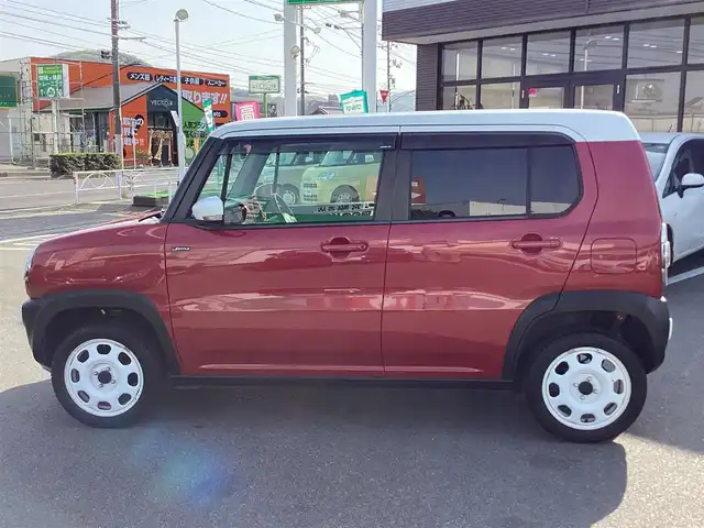 スズキ ハスラー Jスタイル 岡山県 2015(平27)年 3.2万km フェニックスレッドパール/ホワイト2トーンルーフ 外部検査実施済車両/純正SDナビ/フルセグ/バックカメラ/Bluetooth/ビルトインETC/D/N席シートヒーター/スマートキー×2/プッシュスタート
