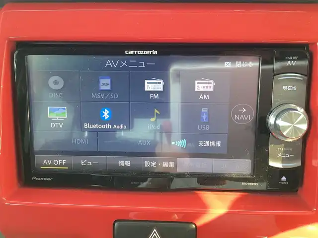 スズキ ハスラー Jスタイル 岡山県 2015(平27)年 3.2万km フェニックスレッドパール/ホワイト2トーンルーフ 外部検査実施済車両/純正SDナビ/フルセグ/バックカメラ/Bluetooth/ビルトインETC/D/N席シートヒーター/スマートキー×2/プッシュスタート