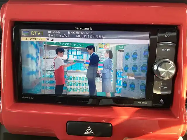 スズキ ハスラー Jスタイル 岡山県 2015(平27)年 3.2万km フェニックスレッドパール/ホワイト2トーンルーフ 外部検査実施済車両/純正SDナビ/フルセグ/バックカメラ/Bluetooth/ビルトインETC/D/N席シートヒーター/スマートキー×2/プッシュスタート