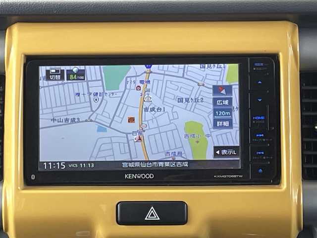 スズキ ハスラー G 宮城県 2020(令2)年 6.2万km アクティブイエロー/ブラック2トーンルーフ 4WD/社外ＳＤナビ/（ＦＭ／ＡＭ／ＣＤ／ＤＶＤ／Ｂｌｕｅｔｏｏｔｈ）　　/ワンセグテレビ　/衝突被害軽減装置　/アイドリングストップ　/レーンキープアシスト　/運転席シートヒーター　/ドライブレコーダー（前後型）/運転席ヒートヒーター/ダウンヒルアシストコントール/スマートキー/プッシュスタート/電動格納ミラー/ライトレベライザー/サマータイヤ純正AW/（165/60R15）3mm
