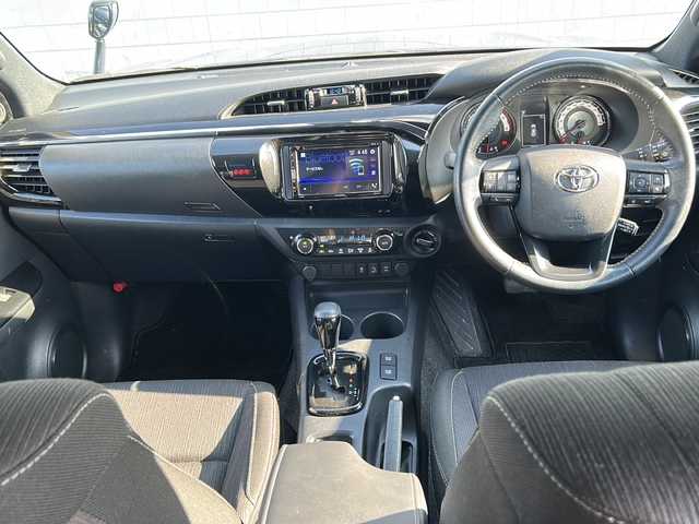 トヨタ ハイラックス Z ブラックラリーエディション 長野県 2019(令1)年 5.6万km アティチュードブラックマイカ ・社外オーディオ/CD DVD Bluetooth/・バックカメラ/・ETC/・トヨタセーフティセンス/・レーダークルーズコントロール/・レーンキープアシスト/・ドライブレコーダー/・ステアリングリモコン/・LEDヘッドライト/・フォグライト/・横滑り防止装置/・純正18インチアルミホイール/・キャノピー付き/・スマートキー/・エンジンプッシュスタート/・フロアマット/・夏タイヤ積込り