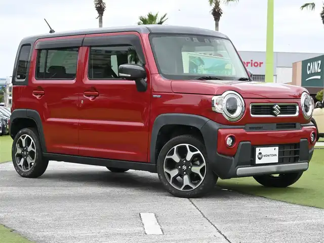 スズキ ハスラー HYBRID X ターボ 千葉県 2020(令2)年 6.5万km フェニックスレッドパール/ガンメタリック2トーンルーフ デュアルカメラブレーキサポート/レーダークルーズコントロール/アイドリングストップ/前席シートヒーター/社外SDナビ/地デジTV/【DVD/CD再生機能　Bluetooth接続】/バックカメラ/革巻きステアリング/ステアリングスイッチ/パドルシフト/LEDヘッドライト/フォグライト/ウインカーミラー/リアコーナーセンサー/純正15インチアルミホイル/サイド/カーテンエアバッグ/携帯リモコン