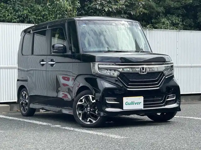 ホンダ Ｎ ＢＯＸ 茨城県 2018(平30)年 7.8万km クリスタルブラックパール ワンオーナー/ホンダセンシング/イモビライザー/車線維持支援システム（LKAS）/両側パワースライドドア/ドライブレコーダー/純正モニター/バックカメラ/Bluetooth/ワンセグ/ETC