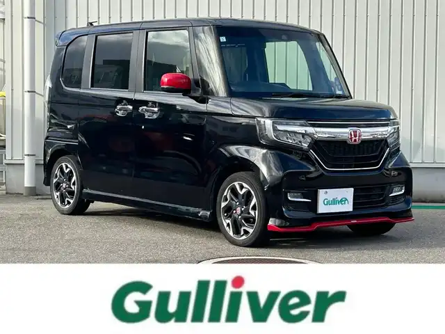 ホンダ Ｎ ＢＯＸ カスタム G L ターボ ホンダセンシング 富山県 2019(平31)年 8.2万km クリスタルブラックパール 純正メモリナビ/両側パワスラ/ハーフレザーシート/バックカメラ/パドルシフト/フロアマット/純正15インチAW/コーナーセンサー/プッシュスタート/スマートキー/CD/DVD/ビルトインETC/LEDヘッドライト/プッシュスタート/後席サンシェード/ウィンカーミラー/カーテンエアバック/Lylixエアロ/横滑り防止装置/衝突被害軽減システム/ウィンカーミラー/保証書/取扱説明書