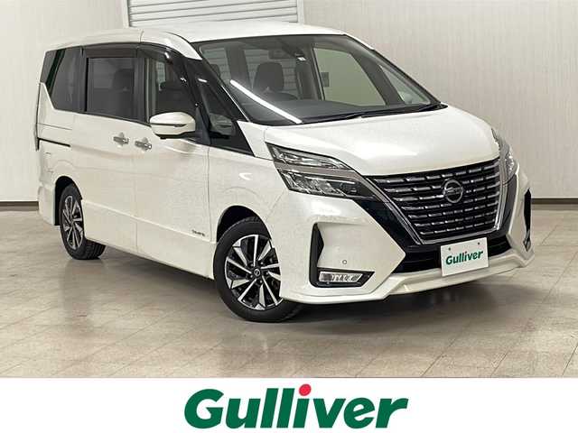 日産 セレナ ハイウェイスター 熊本県 2020(令2)年 5.9万km ブリリアントホワイトパール ・純正１０インチナビ＆１１インチリヤモニター　/・アラウンドビューモニター　/・両側オートスライドドア　/・アダブティブＬＥＤヘッドライト　/・ＬＥＤフォグランプ　/・電動パーキングブレーキ　/・オートブレーキホールド/・プロパイロットト /・エマージェンシーブレーキ/・USB電源ソケット〈セカンド・サード各2個〉/・Bluetooth/・Blu-ray DVD CD/・USB入力端子/・フルセグTV/・HDMI入力端子/・ETC/・ドライブレコーダー