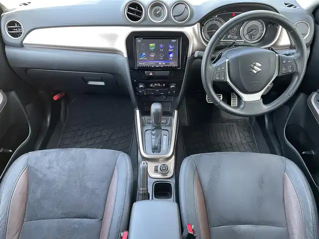 スズキ エスクード S－LTD 神奈川県 2021(令3)年 2.6万km 紺Ⅱ 純正８型ナビ　/CD/DVD/Bluetooth/フルセグテレビ　/ＥＴＣ２．０　/バックカメラ　/ドライブレコーダー　/レーダークルーズコントロール　/Ｄ＋Ｎシートヒーター　/ハーフレザーシート　/LEDヘッドライト　/スマートキー/オートライト/プッシュスタート/オートエアコン/前後ドライブレコーダー/ABS/横滑り防止装置/レーンキープアシスト