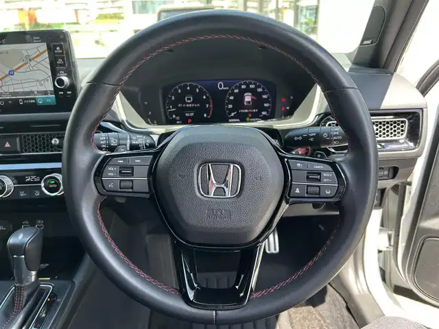 ホンダ シビック EX 愛知県 2021(令3)年 4.5万km プラチナホワイトパール ワンオーナー/純ディスプレイナビテレビ/フルセグテレビ/バックカメラ/ワイヤレス充電/BOSEサウンドシステム/ハーフレザーシート/純18インチAW/アダプティブドライビングビーム/LEDフォグ/リアウィング/前後ドライブレコーダー/ビルドインETC/シートヒーター/新車保証書.取説/スペアキー