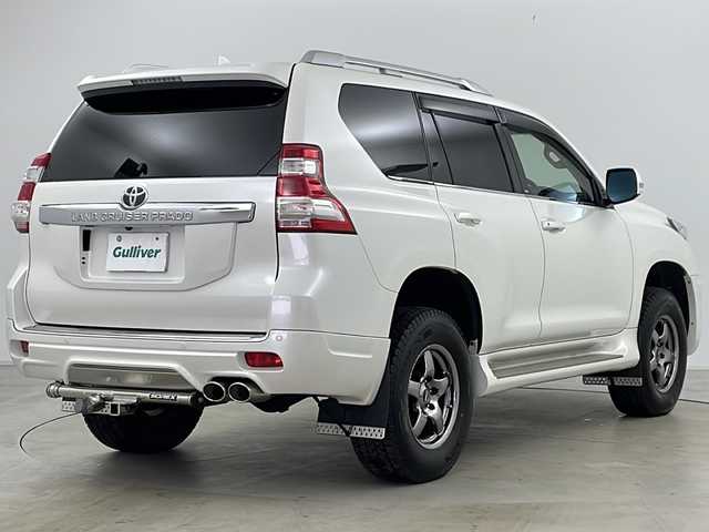 トヨタ ランドクルーザー プラド TX Lパッケージ 道央・札幌 2016(平28)年 8万km ホワイトパールクリスタルシャイン ・寒冷地仕様/・純正ナビCD&DVD&BT&AUX&SD&USB/・サンルーフ/・バック/フロント/サイドカメラ/・クルーズコントロール/・コーナーセンサー/・横滑り防止装置/・ダウンヒルアシスト/・前席シートヒーター/・レザーシート/・ビルトインETC/・nanoe/・社外マフラー/・SOREXヒッチメンバー/・電動格納ミラー/・プッシュスタート/・LEDヘッドライト/・オートライト/・スマートキー/・スペアキー/・エンジンスターター/・社外AW夏タイヤ積込/・保証書/・取扱説明書