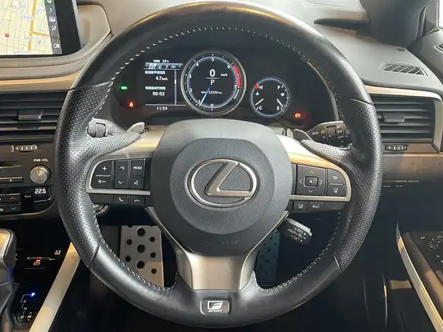 レクサス ＲＸ 300 Fスポーツ 高知県 2020(令2)年 2.3万km ホワイトノーヴァガラスフレーク 純正ナビ/360°バックカメラ /パワーバックドア /ETC2.0 /3眼LEDヘッドライト /BSM/ヘッドアップディスプレイ /シートベンチレーション /レーダークルコン /ステアリングヒーター /100V電源