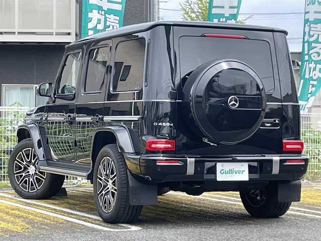メルセデス・ベンツ ゲレンデヴァーゲン Ｇ４５０ｄ 宮城県 2025(令7)年 0.1万km未満 オブシディアンブラック 登録時走行距離11km//AMGラインパッケージ//MANUFAKTURプログラムプラス//MANUFAKTURロゴパッケージ//MANUFAKTUR同色スペアタイヤリング//内装色：MANUFAKTURチタニウムグレー//MBUXマルチメディアシステム//スライディングルーフ//レーダークルーズコントロール//アクティブパーキングアシスト//シートヒーター/ベンチレーション//ステアリングヒーター//ワイヤレス充電//温度制御式カップホルダー//純正フロアマット//ビルトインETC2.0//スマートキーx2//ワンオーナー