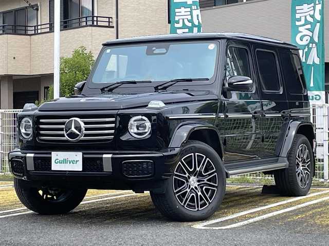 メルセデス・ベンツ ゲレンデヴァーゲン Ｇ４５０ｄ 宮城県 2025(令7)年 0.1万km未満 オブシディアンブラック 登録時走行距離11km//AMGラインパッケージ//MANUFAKTURプログラムプラス//MANUFAKTURロゴパッケージ//MANUFAKTUR同色スペアタイヤリング//内装色：MANUFAKTURチタニウムグレー//MBUXマルチメディアシステム//スライディングルーフ//レーダークルーズコントロール//アクティブパーキングアシスト//シートヒーター/ベンチレーション//ステアリングヒーター//ワイヤレス充電//温度制御式カップホルダー//純正フロアマット//ビルトインETC2.0//スマートキーx2//ワンオーナー
