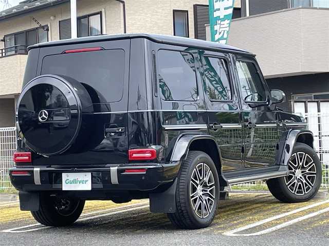 メルセデス・ベンツ ゲレンデヴァーゲン Ｇ４５０ｄ 宮城県 2025(令7)年 0.1万km未満 オブシディアンブラック 登録時走行距離11km//AMGラインパッケージ//MANUFAKTURプログラムプラス//MANUFAKTURロゴパッケージ//MANUFAKTUR同色スペアタイヤリング//内装色：MANUFAKTURチタニウムグレー//MBUXマルチメディアシステム//スライディングルーフ//レーダークルーズコントロール//アクティブパーキングアシスト//シートヒーター/ベンチレーション//ステアリングヒーター//ワイヤレス充電//温度制御式カップホルダー//純正フロアマット//ビルトインETC2.0//スマートキーx2//ワンオーナー