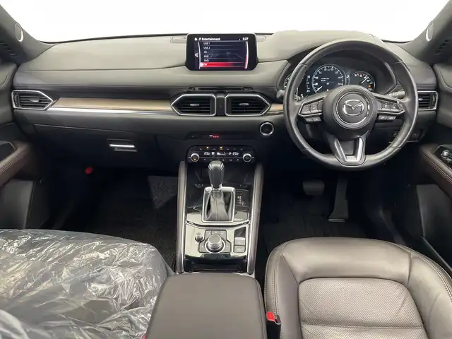 マツダ ＣＸ－５ XD エクスクルーシブモード 栃木県 2020(令2)年 1.5万km ジェットブラックマイカ ディーゼルターボ/純正SDナビ/（CD/DVD/フルセグTV/Bluetooth/SD/AUX/USB）/全方位カメラ/BOSEサウンド/レザーシート/ETC/パワーシート/シートヒーター/シートエアコン/メモリーシート/禁煙車/ヘッドアップディスプレイ/オートライト/LEDヘッドライト/パドルシフト/横滑り防止装置/フォグランプ/スマートキー/プッシュスタート/アイドリングストップ/ステアリングスイッチ/革巻きステアリング/ウィンカーミラー/純正19インチアルミホイール/純正フロアマット