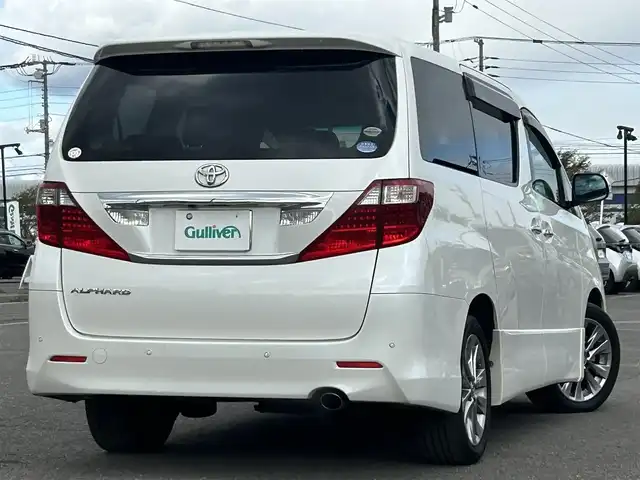 トヨタ アルファード 240S プライムセレクションⅡ 道央・札幌 2011(平23)年 17.4万km ホワイトパールクリスタルシャイン ４WD/寒冷地仕様/純正ディーラーOPナビ/CD/DVD/BT/フルセグ/純正フリップダウンモニター/横滑り防止装置/コーナーセンサー/バックカメラ/ETC/ECOMODE/ワイパーデアイサー/両側パワースライドドア/パワーバックドア/オットマン/プッシュスタート/スマートキー/ハロゲンヘッドライト/オートライト/フォグランプ/電動格納ミラー/ウィンカーミラー/純正フロアマット/ドアバイザー/スペアキー