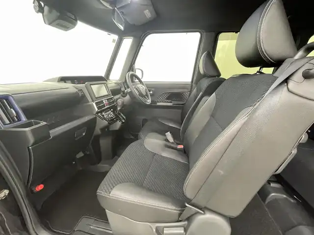 ダイハツ タント カスタム X スタイルセレクション 熊本県 2021(令3)年 5.8万km ブラックマイカメタリック 禁煙車　/純正ナビ（ＣＤ・ＤＶＤ・フルセグ・ＢＴ・ＳＤ・ＵＳＢ）/バックカメラ　/純正前方ドライブレコーダー　/両側パワースライドドア　/前後クリアランスソナー　/衝突軽減ブレーキ　/レーンキープアシスト/横滑り防止/アイドリングストップ/パーキングアシスト/前席シートヒーター/前後クリアランスソナー/左側ミラクルオートステップ/ハーフレザーシート/純正フロアマット/純正１４インチAW/オートライト/LEDヘッドライト/フォグライト/スマートキー/プッシュスタート/スペアキー1本