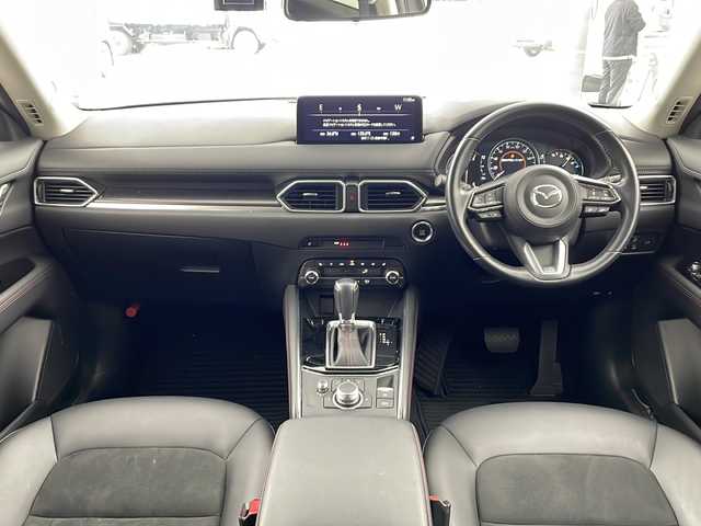 マツダ ＣＸ－５ XD ブラックトーンエディション 兵庫県 2021(令3)年 1.4万km ポリメタルグレーM ・純正10.25インチナビ（SDカード欠品）/・Bluetooth/USB/フルセグテレビ/・360°ビューモニター/・i-ACTIVE　SENSE/・スマート・ブレーキ・サポート/・スマート・シティ・ブレーキ・サポート/・レーダクルーズコントロール/・ドライバーアテンションアラート/・車間認知支援システム/・車線逸脱警報/・ブラインドスポットモニター/・横滑り防止装置/・レーンキープアシストシステム/・オートマチックハイビーム/・電子パーキングブレーキ/・オートホールドブレーキ/・パワーバックドア/・ヘッドアップディスプレイ/・ステアリングスイッチ/・ステアリングヒーター/・パドルシフト/・横滑り防止装置/・ハーフレザーシート/・前席シートヒーター/・運転席パワーシート/・社外フロアマット/・LEDヘッドライト/・フォグライト/・純正19インチアルミホイールタイヤ/・電動格納ミラー/・前方ドライブレコーダー/・ETC2.0/・スマートキー/・スペアキー