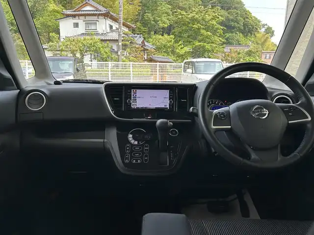 日産 デイズ ルークス ハイウェイスター Gターボ 福島県 2020(令2)年 4.1万km オーシャンブルーP 登録時走行距離40121km/純正SDナビ【MM319D-W】/（フルセグTV/Bluetooth/DVD/AUX）/アラウンドビューモニター/エマージェンシーブレーキ/クルーズコントロール/レーンキープアシスト/オートマチックハイビーム/純正前方ドライブレコーダー/革巻きステアリング/ステアリングスイッチ/オートライト/LEDヘッドライト/フォグライト/後席サーキュレーター/後席サンシェード/ETC/純正アルミホイール