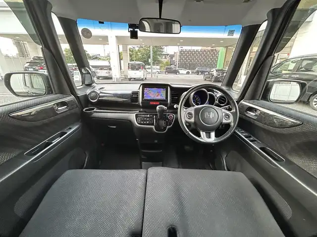 ホンダ Ｎ ＢＯＸ モデューロ X G ターボP 愛知県 2014(平26)年 8万km スマートブラック ワンオーナー/社外ナビ(AM/FM/CD/DVD/BT/フルセグTV)/クルーズコントロール/純正15インチアルミホイール/バックカメラ/パドルシフト/前方ドライブレコーダー/両側パワースライドドア/ETC/ターボ/オートライト/取説/保証書/スペアキー