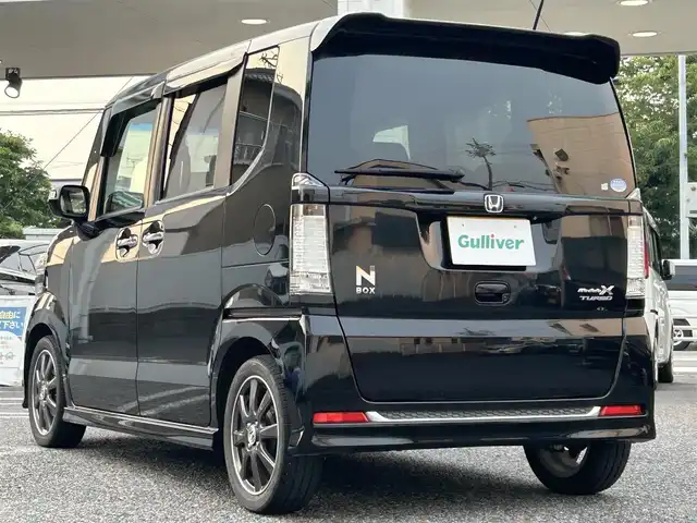 ホンダ Ｎ ＢＯＸ モデューロ X G ターボP 愛知県 2014(平26)年 8万km スマートブラック ワンオーナー/社外ナビ(AM/FM/CD/DVD/BT/フルセグTV)/クルーズコントロール/純正15インチアルミホイール/バックカメラ/パドルシフト/前方ドライブレコーダー/両側パワースライドドア/ETC/ターボ/オートライト/取説/保証書/スペアキー