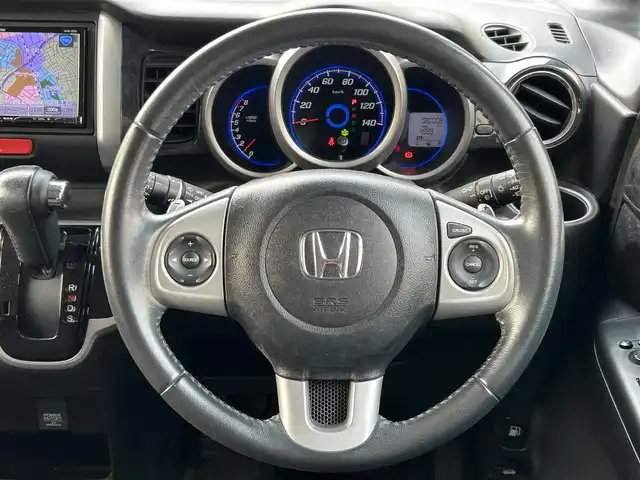 ホンダ Ｎ ＢＯＸ モデューロ X G ターボP 愛知県 2014(平26)年 8万km スマートブラック ワンオーナー/社外ナビ(AM/FM/CD/DVD/BT/フルセグTV)/クルーズコントロール/純正15インチアルミホイール/バックカメラ/パドルシフト/前方ドライブレコーダー/両側パワースライドドア/ETC/ターボ/オートライト/取説/保証書/スペアキー