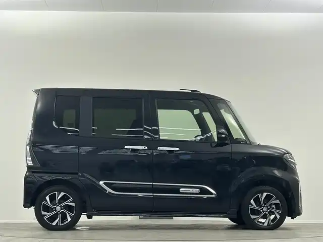 ダイハツ タント カスタム X スタイルセレクション 埼玉県 2021(令3)年 1.4万km ブラックマイカメタリック 　スマートアシスト　両側パワスラ　シートヒーター　ハーフレザーシート　LEDオートライト　サイドガーニッシュ　アイドリングストップ　コーナーセンサー　