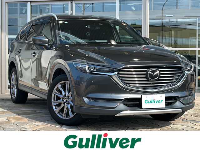 マツダ ＣＸ－８ XD プロアクティブ 静岡県 2019(平31)年 4.8万km マシーングレープレミアムM 【主要装備】/純正ナビ　/アルパイン後席フリップダウンモニター　/アラウンドビューモニター　/レーダークルーズコントロール　/ルーフレール　/パワーバックドア　/アイドリングストップ　/ブラインドスポットビューモニター　/ＥＴＣ/前席シートヒーター/ヘッドアップディスプレイ/オートホールド/コーナーセンサー/ステアリングスイッチ/スマートキー/プッシュスタート/ステアリングヒーター