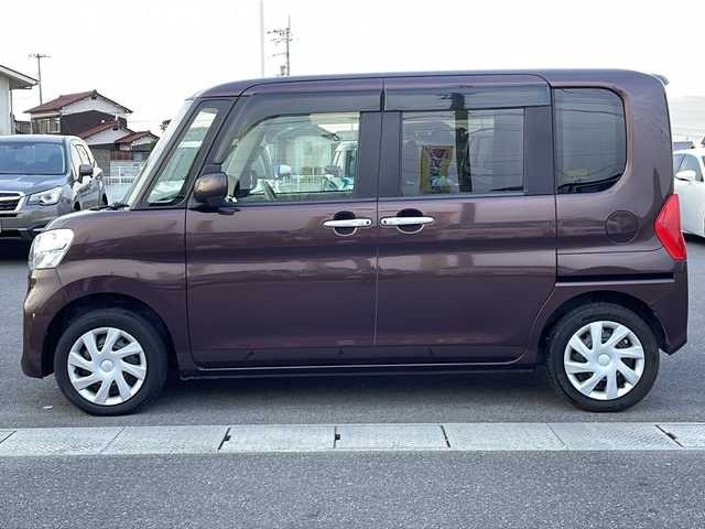 ダイハツ タント X 香川県 2017(平29)年 5.3万km プラムブラウンクリスタルマイカ 社外ナビ（ワンセグTV/CD/DVD再生/BT)/社外フロアマット/運転席シートヒーター/片側パワースライドドア/アイドリングストップ/オートライト/ETC